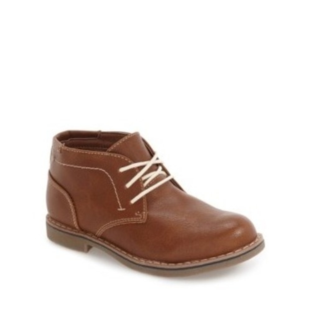 Steve Madden Bchuka Cognac Brown Lace Up Dress‎ Boots Size 3